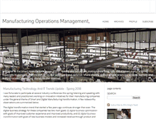 Tablet Screenshot of manufacturing-operations-management.com